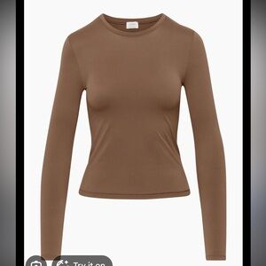 (re)touch Dauphine Longsleeve- Cocoa Bean